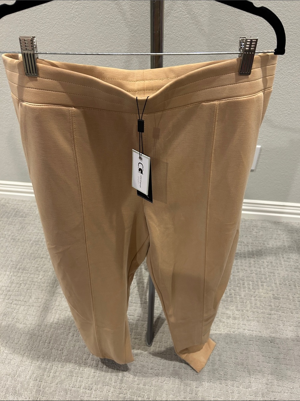 Cable & Gauge Camel Stretch Pull-On Track Pants